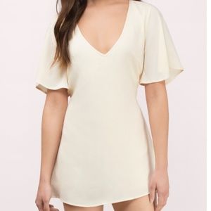 Tobi Lace Open Back Deep V Neck Mini Dress [NEW]